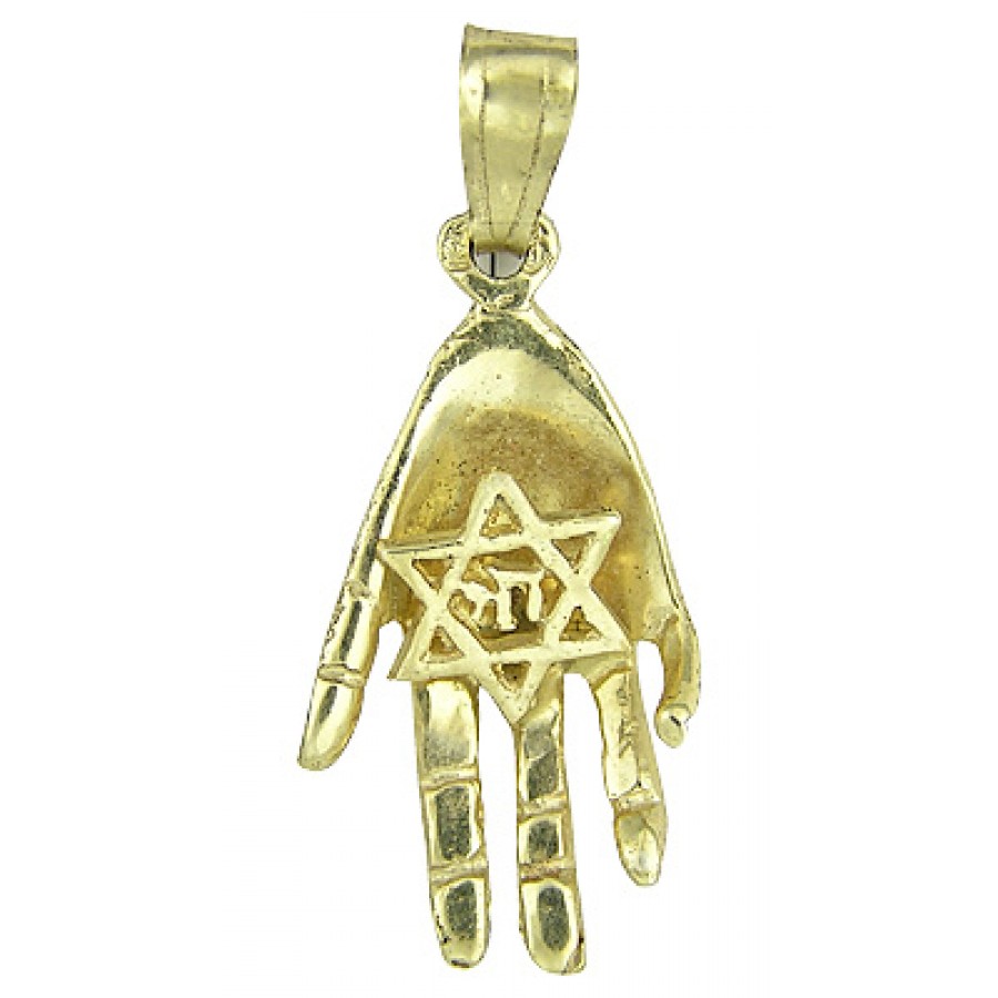 Hamsa hand 14k gold Clearance